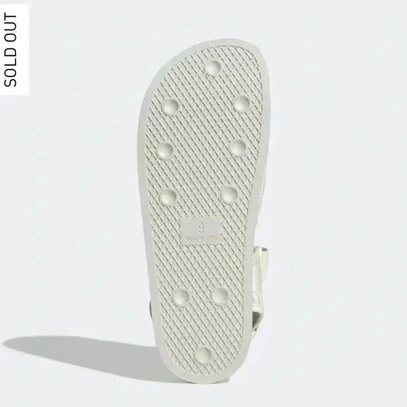 Adidas × Pharrell Williams Adilette 2.0 Sandals Cream NEW - Picture 5 of 8